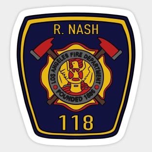 Station 118 LAFD Badge | 911 Bobby Nash Sticker